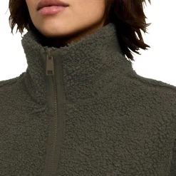 Jack Wolfskin  High Curl fleece vest dames obsidian moss