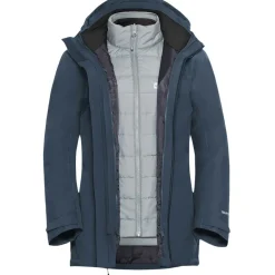 Clearance Jack Wolfskin  Hunberg 3-in-1 outdoor jack dames midnight sky