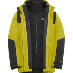 Hot Jack Wolfskin  Jasper 3-in-1 outdoor jack heren chartreuse