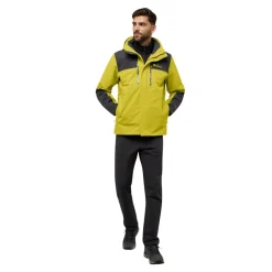 Hot Jack Wolfskin  Jasper 3-in-1 outdoor jack heren chartreuse