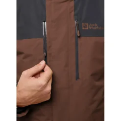 New Jack Wolfskin  Jasper 3-in-1 outdoor jack heren hot choc