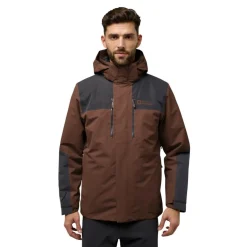 New Jack Wolfskin  Jasper 3-in-1 outdoor jack heren hot choc