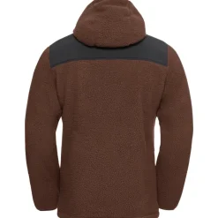 New Jack Wolfskin  Kammweg Pile Fleece vest heren hot choc
