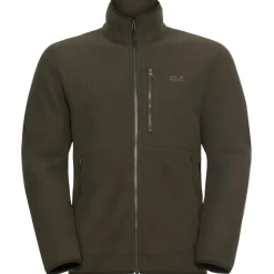 Clearance Jack Wolfskin  Lake Ridge fleece vest heren obsidian moss