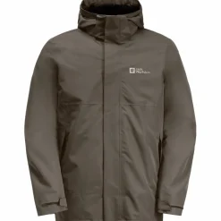 Jack Wolfskin  Luntal 3-in-1 outdoor jack heren cold coffee