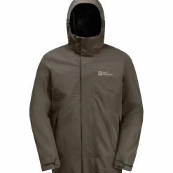 Jack Wolfskin  Luntal 3-in-1 outdoor jack heren cold coffee