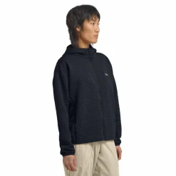 Discount Jack Wolfskin  Mogari Hooded fleece vest dames dark navy