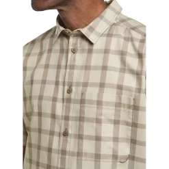 Jack Wolfskin  Planalto overhemd heren check cold coffee