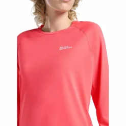 Hot Jack Wolfskin  Prelight Swift shirt dames sunset coral