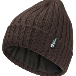 Sale Jack Wolfskin Rib Knit muts peat