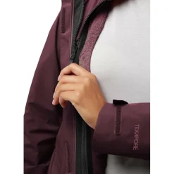 Jack Wolfskin  Rotwand 3-in-1 outdoor jack dames amaranth