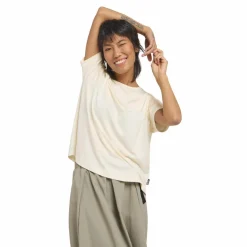 Sale Jack Wolfskin  Travel shirt dames cotton white heather