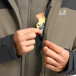 Sale Jack Wolfskin  Wild Places 3-in-1 outdoor jack heren linen