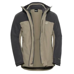 Sale Jack Wolfskin  Wild Places 3-in-1 outdoor jack heren linen