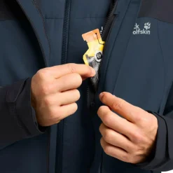 Jack Wolfskin  Wild Places 3-in-1 outdoor jack heren midnight sky