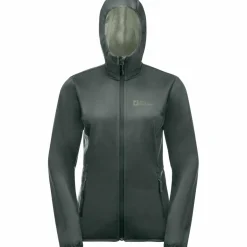 Jack Wolfskin  Windhain softshell jas dames slate green