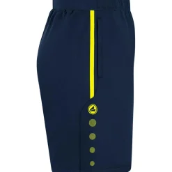 Online Jako Allround voetbalbroekje marine fluogeel