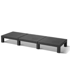 Outlet Keter Daytona Sunlounger ligbed graphite inclusief  kussen