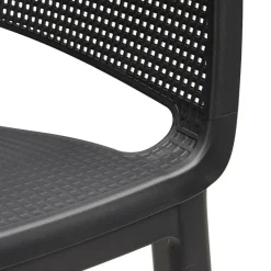 Keter Elisa stapelbare tuinstoel graphite