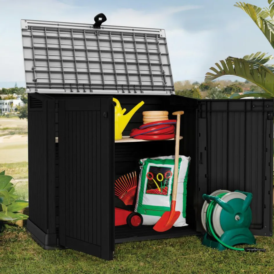 Keter Store-It-Out Midi opbergbox 880 liter zwart