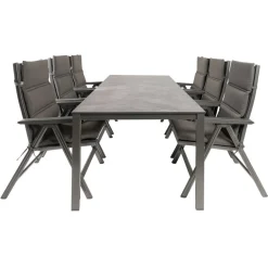 Kettler HPL 220 Basic Plus 6 verstelbaar tuinset antraciet