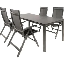 Kettler HPL 180 Easy 4 verstelbaar tuinset jura antraciet