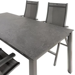 Kettler HPL 180 Easy 4 verstelbaar tuinset jura antraciet