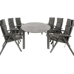 Hot Kettler HPL Edge 240 Basic Plus 6 verstelbaar tuinset  antraciet