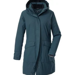 Discount Killtec KOW 18 parka outdoor jack dames light petrol