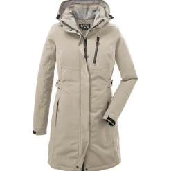 Discount Killtec KOW 165 parka outdoor jack dames light taupe