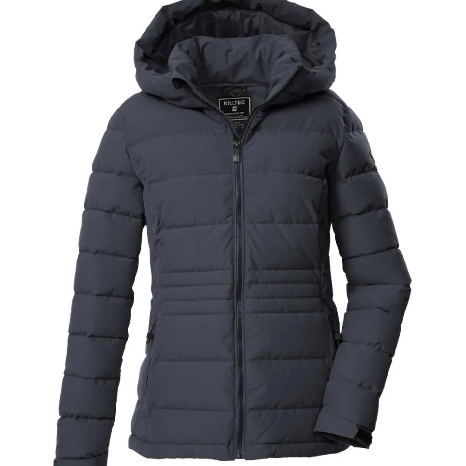 Outlet Killtec KOW 10 Quilted outdoor jack dames blue night
