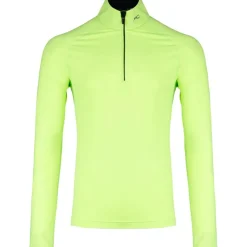 Hot Kjus Feel Half-Zip skipully heren limelight black