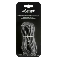 Lafuma Elastiek relaxstoelen grey orage per 4 stuks