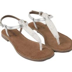Outlet Lazamani 75.625 sandalen dames t-strap silver