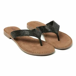 Lazamani 75.803 slippers dames diamond sheet black