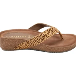 Clearance Lazamani Laura slippers dames leopard