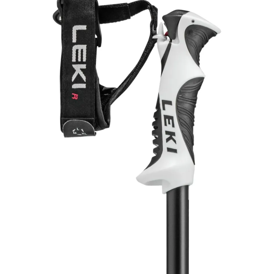 New Leki Bold S skistokken dark anthracite black white