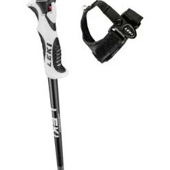 New Leki Bold S skistokken dark anthracite black white