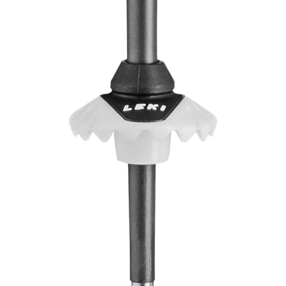 New Leki Bold S skistokken dark anthracite black white