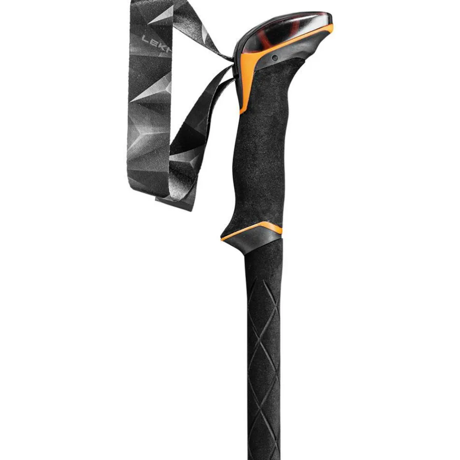 Hot Leki Makalu Lite wandelstokken orange black dark anthracite