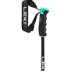 New Leki Neolite Airfoil skistokken dames gunmetal  black light turquoise