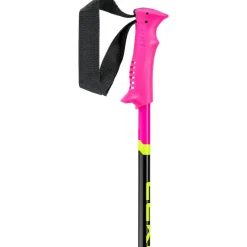 Leki Racing Kids skistokken junior neon pink black  neon yellow