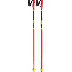 Online Leki Racing Kids skistokken junior bright red black neon yellow