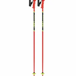 Leki Racing skistokken junior fluor red