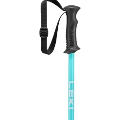 Online Leki Rider skistokken junior dark blue light turquoise  white