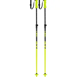 Outlet Leki Rider Vario skistokken junior neon yellow black - 85 - 105 cm