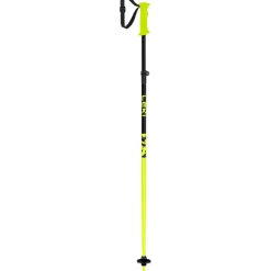 Outlet Leki Rider Vario skistokken junior neon yellow black -  85 - 105 cm