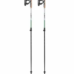 Leki Spin Shark SL wandelstokken white smokegreen dark anthracite