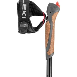 Outlet Leki Spin wandelstokken black silvergrey white