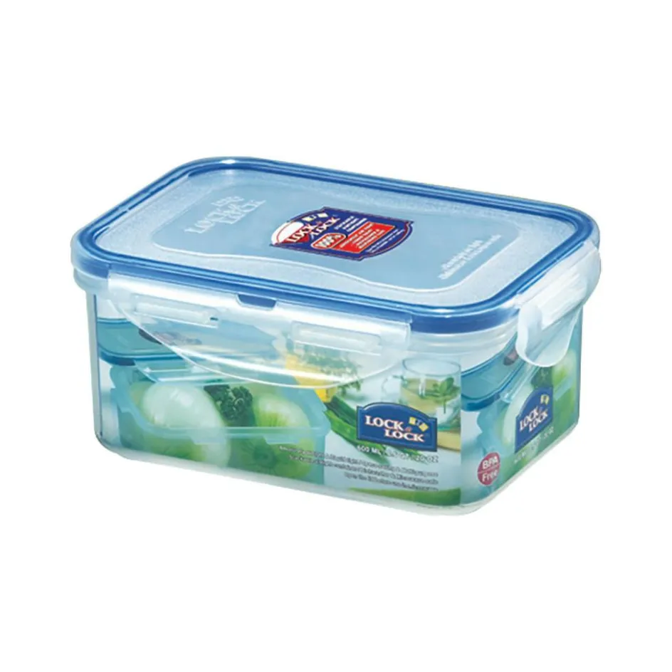 Lock & Lock Basic vershouddoos 600 ml transparant